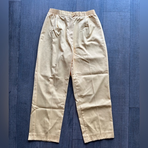 Vintage yellow sears trousers size 6 - Picture 1 of 10